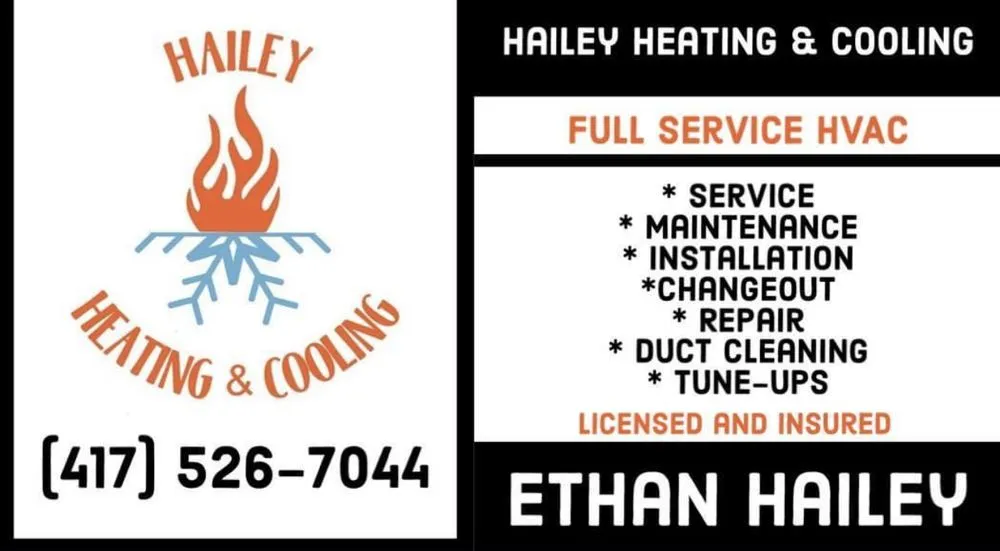 Slide of Hailey Heating and Cooling