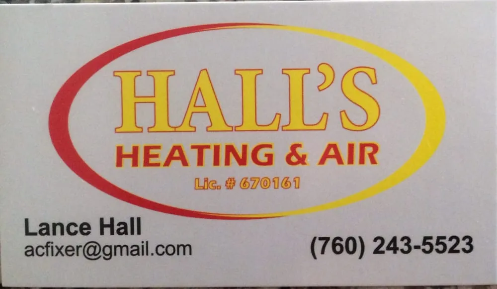 Slide of Hall's Heating & Air Conditioning
