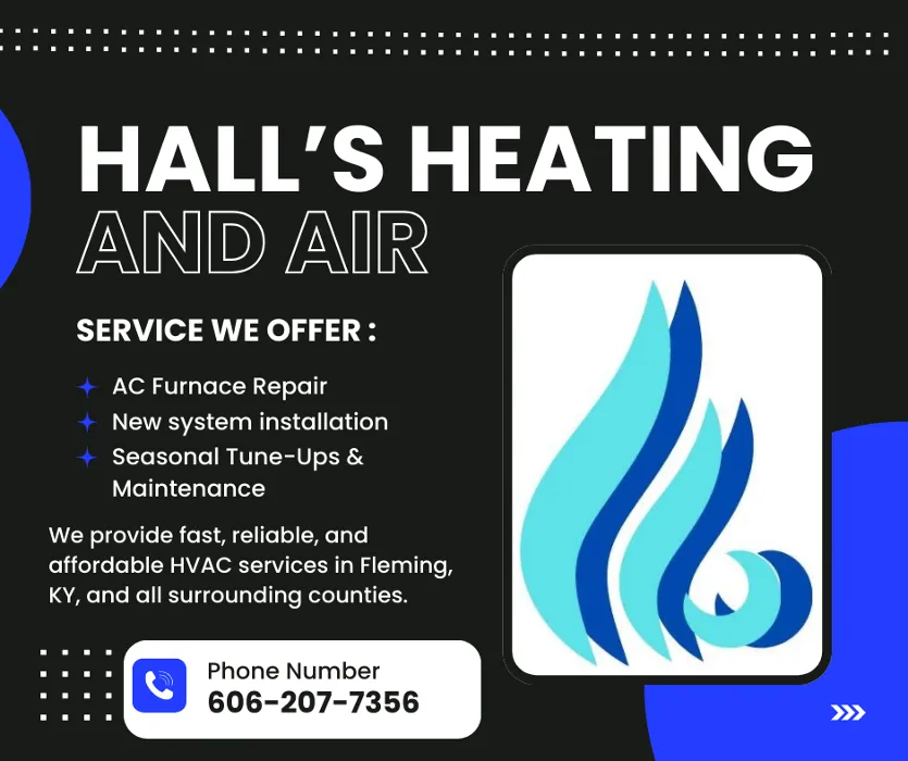 Slide of Halls Heating and Air Conditioning