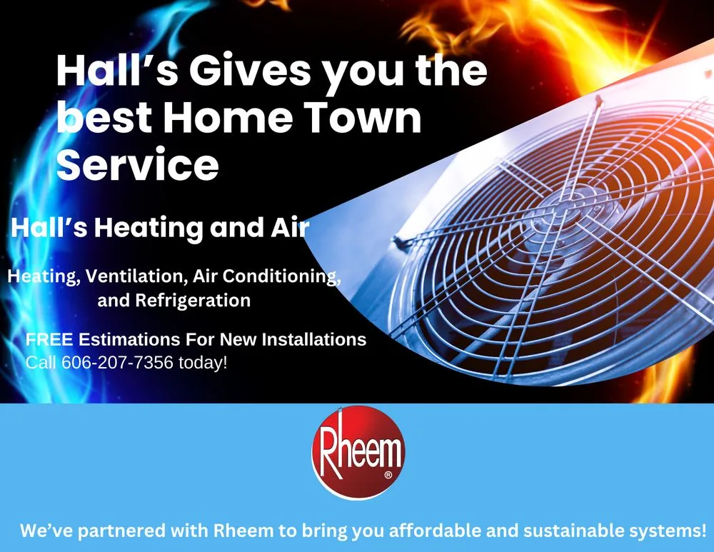 Slide of Halls Heating and Air Conditioning