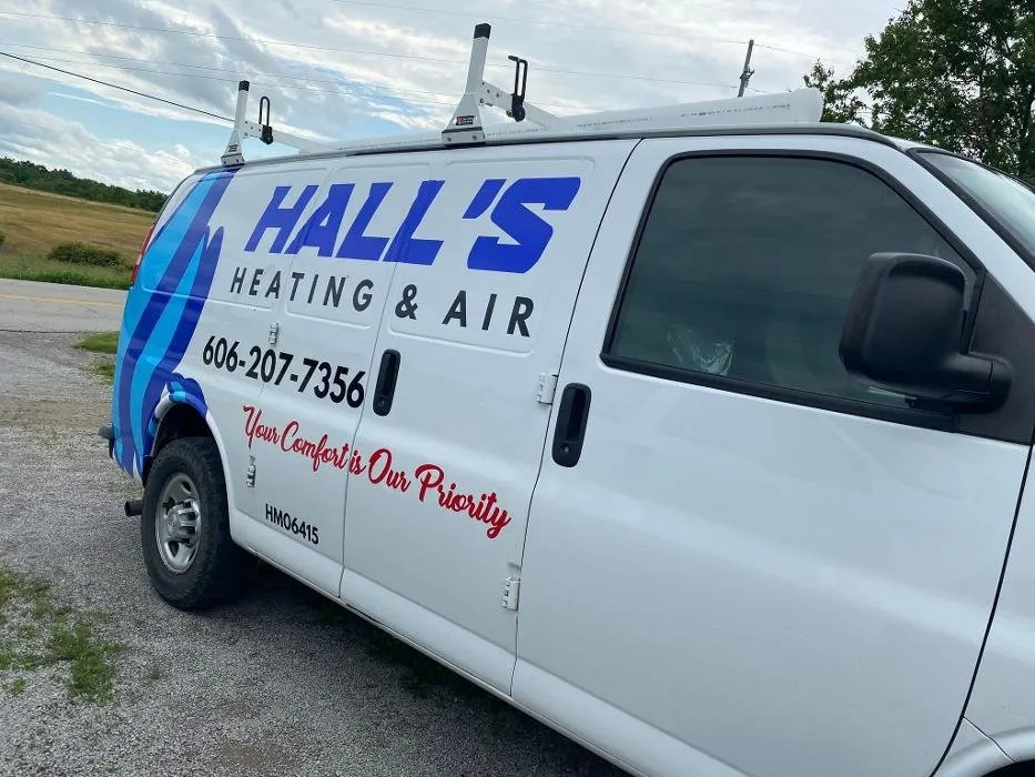 Slide of Halls Heating and Air Conditioning