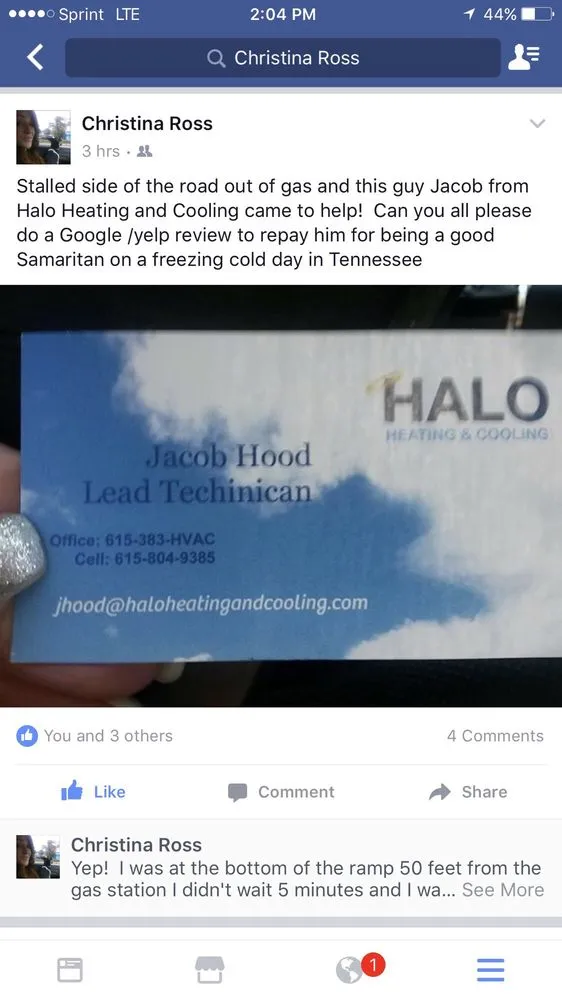Slide of Halo Heating & Cooling
