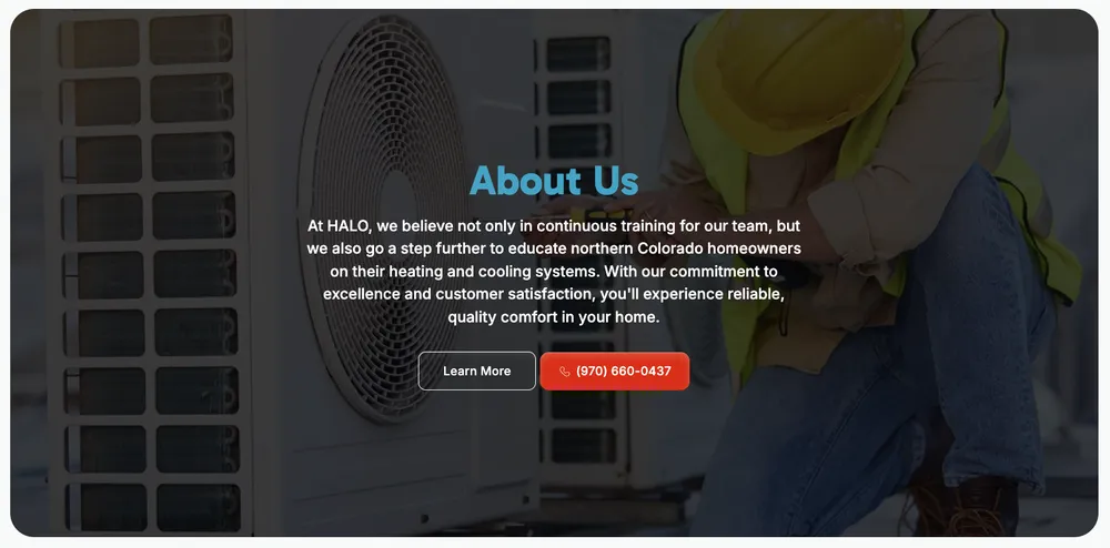 Slide of HALO Heating and Air