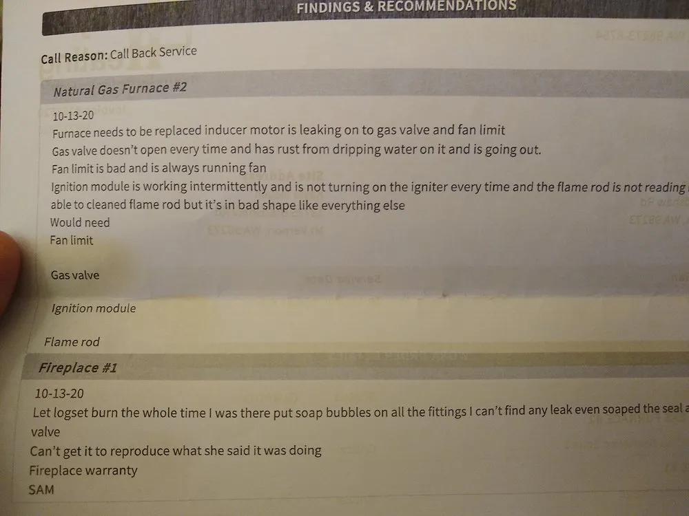 Slide of Handy's Heating