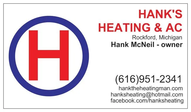 Slide of Hank's Heating & AC