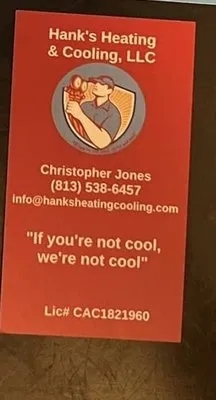 Hank's Heating & Cooling Logo