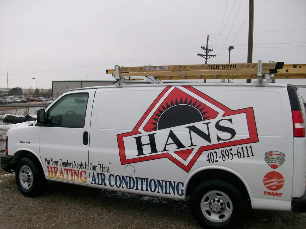 Slide of Hans Heating & Air Conditioning