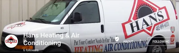 Hans Heating & Air Conditioning Logo