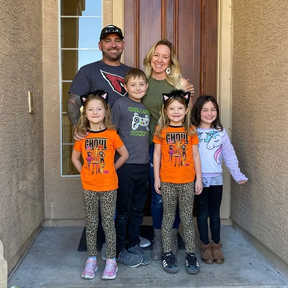 Slide of Hansen Family