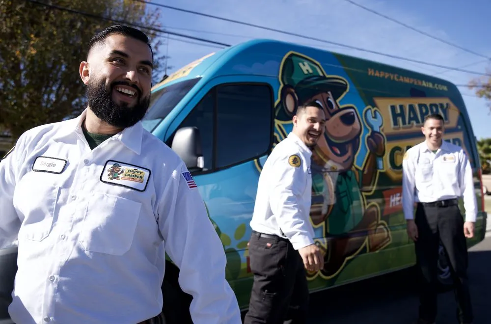Slide of Happy Camper Heating Air & Plumbing