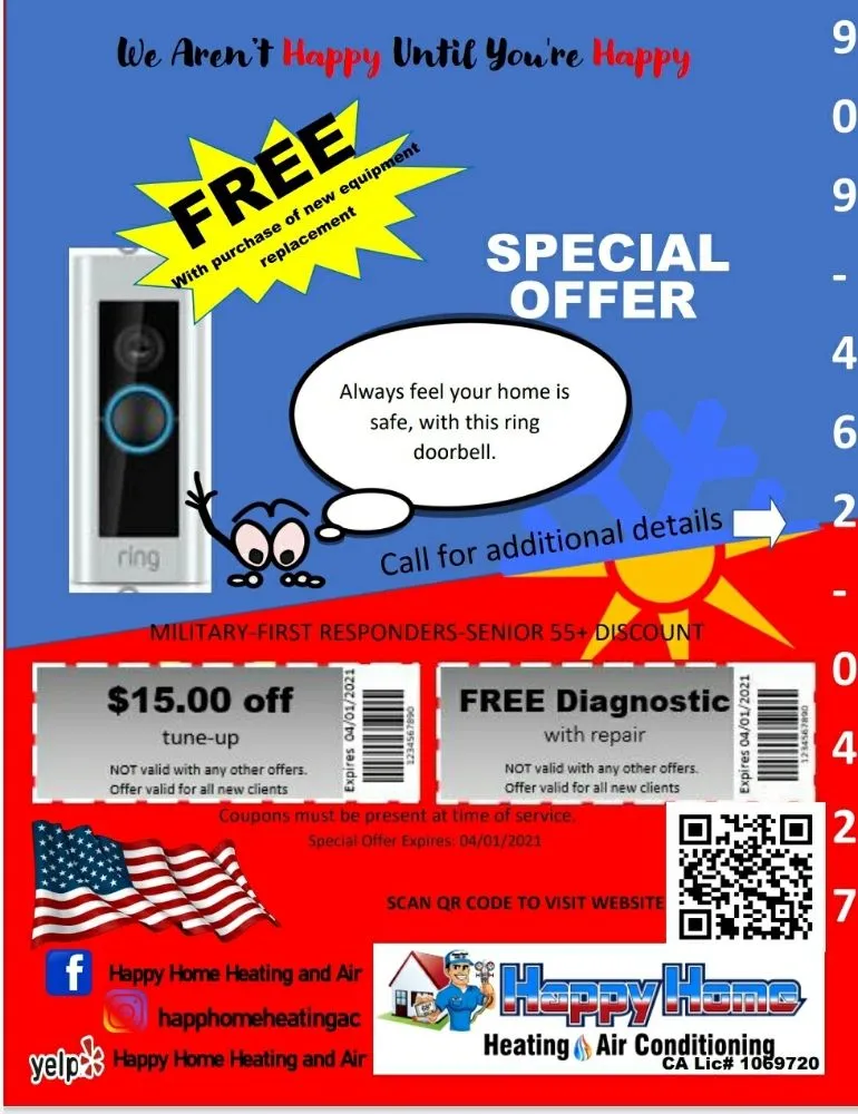 Slide of Happy Home Heating and Air