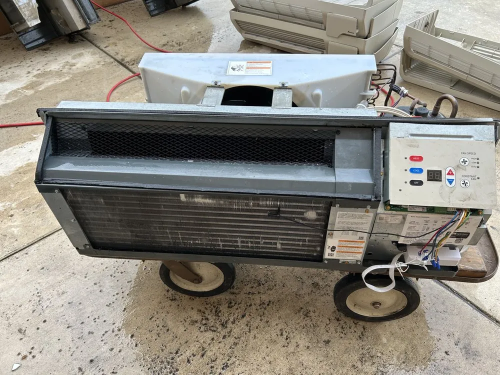 Slide of Harley A/C service and maintenance