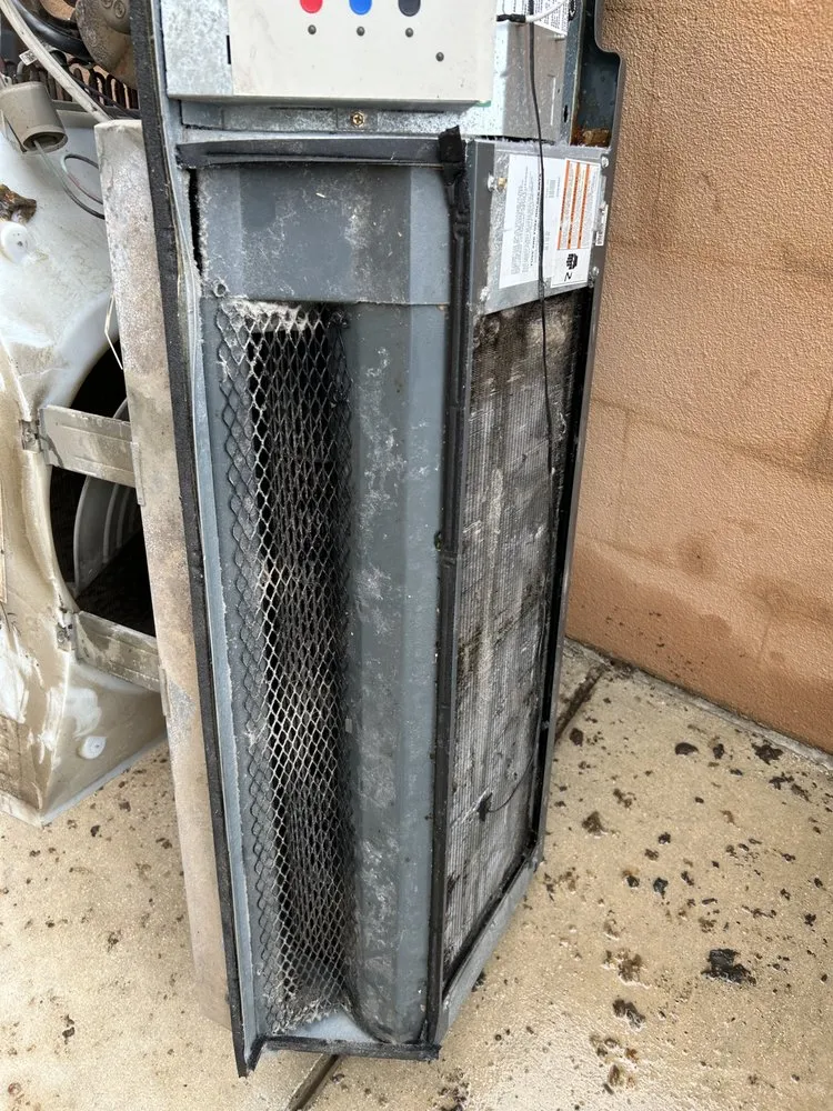 Slide of Harley A/C service and maintenance