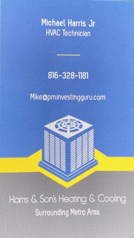 Slide of Harris and Son’s Heating and Cooling