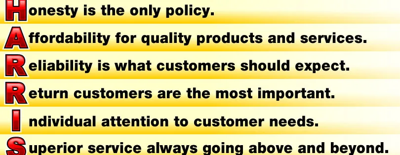 Slide of Harris Heating and Cooling Services