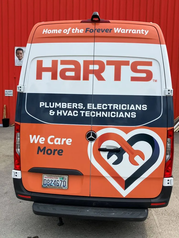 Slide of Harts Plumbers, Electricians, & HVAC Technicians