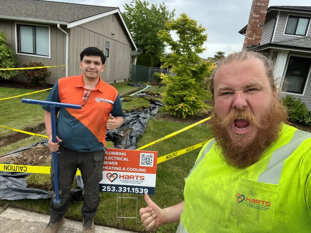 Slide of Harts Plumbers, Electricians, & HVAC Technicians