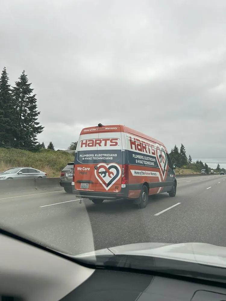 Slide of Harts Plumbers, Electricians, & HVAC Technicians