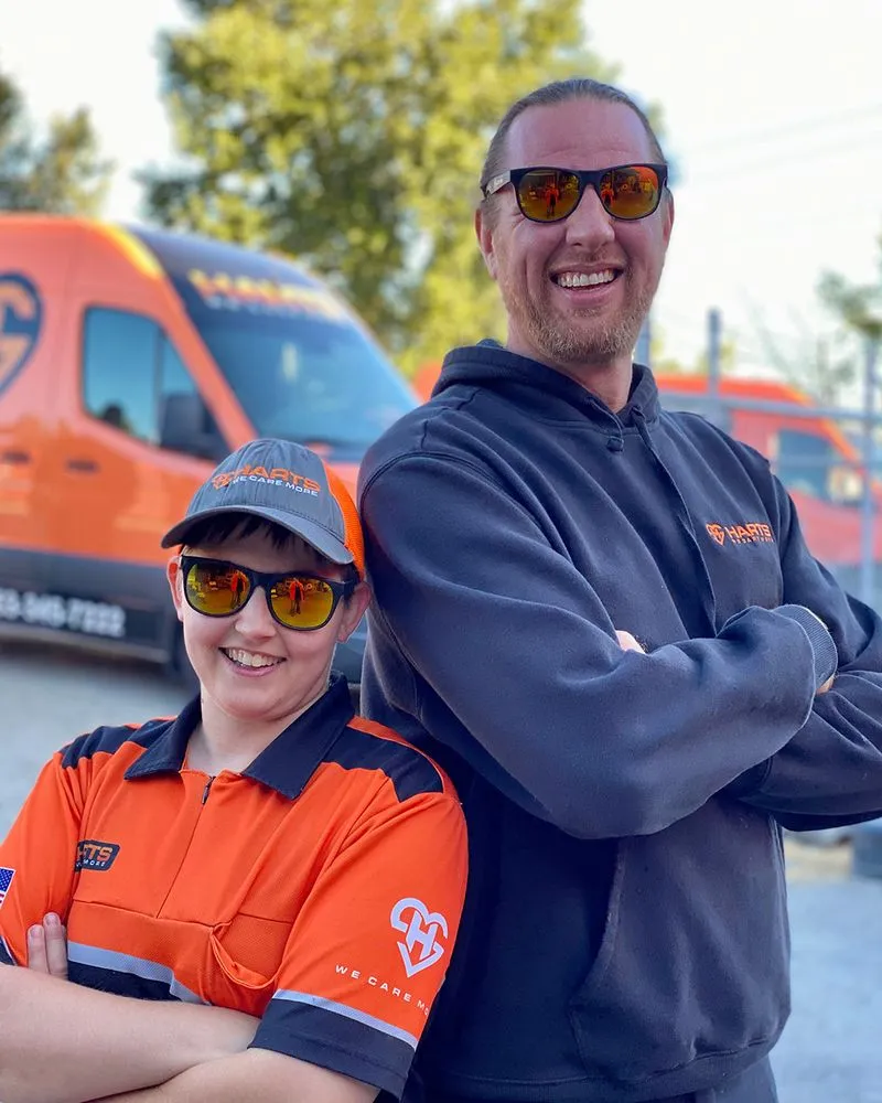 Slide of Harts Plumbers, Electricians, & HVAC Technicians