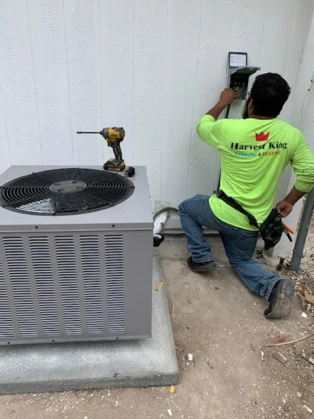 Slide of Harvest King Cooling and Heating