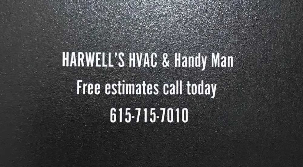 Slide of Harwell’s HVAC & Handyman Services