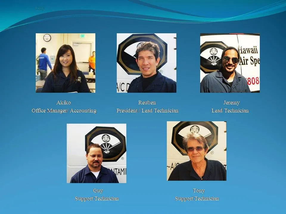 Slide of Hawaii Air Specialists