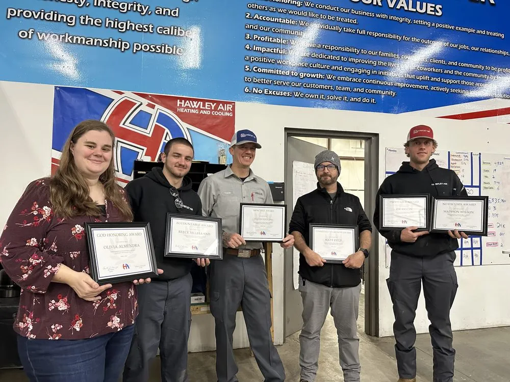 Slide of Hawley Air Heating and Cooling