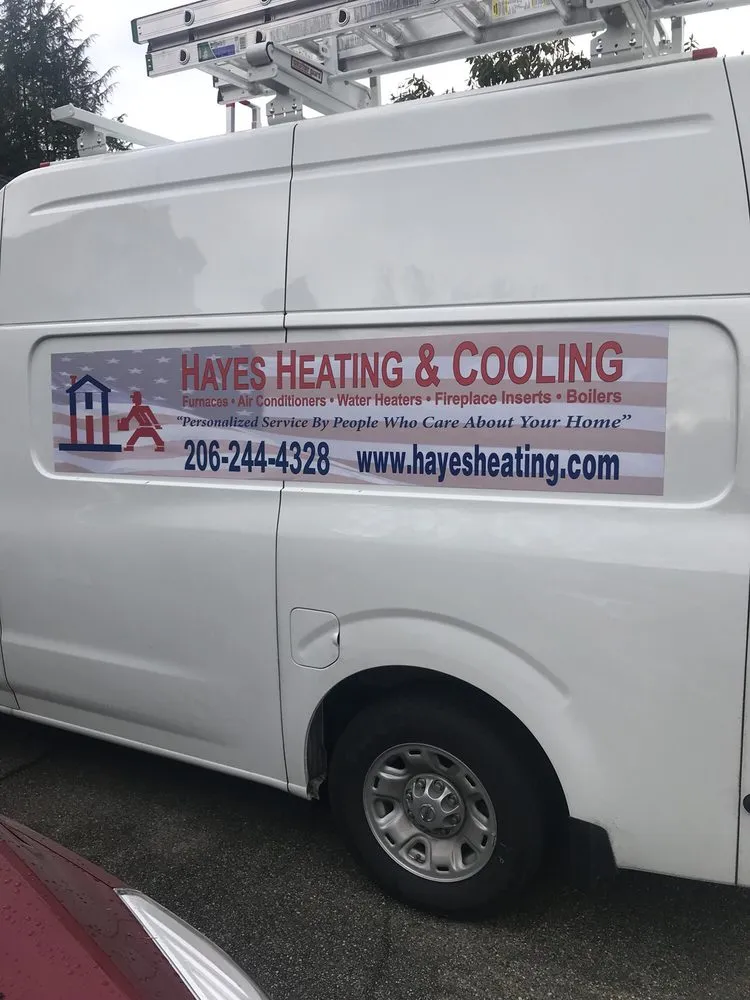 Slide of Hayes Heating & Cooling