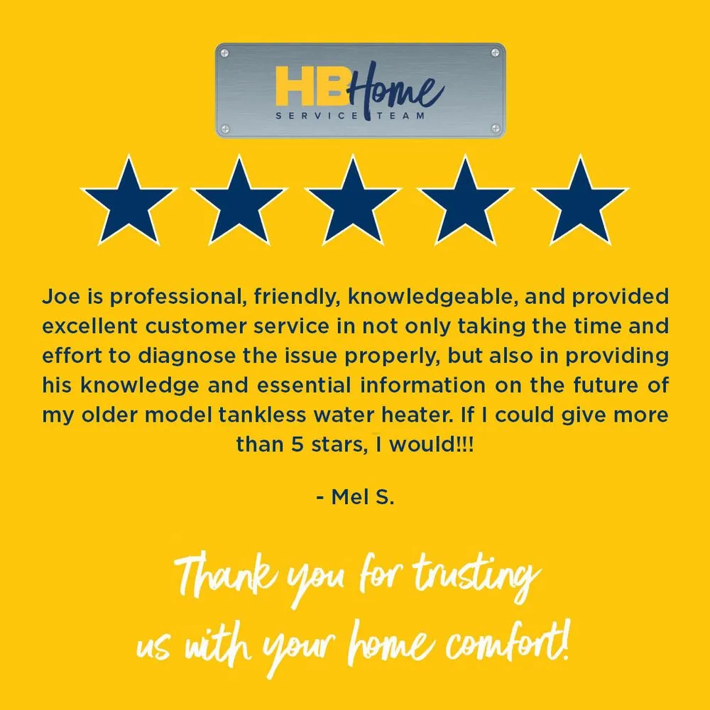 Slide of HB McClure/HB Home Service Team