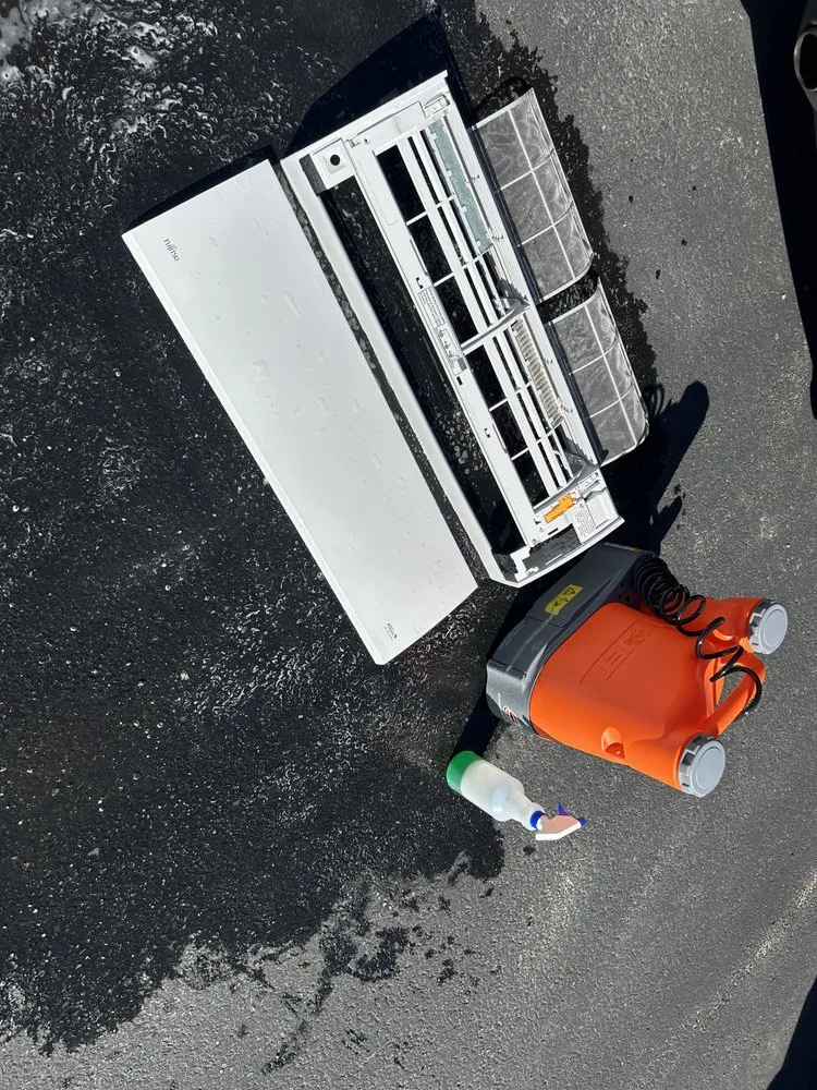 Slide of Heat Pump Cleaning Services