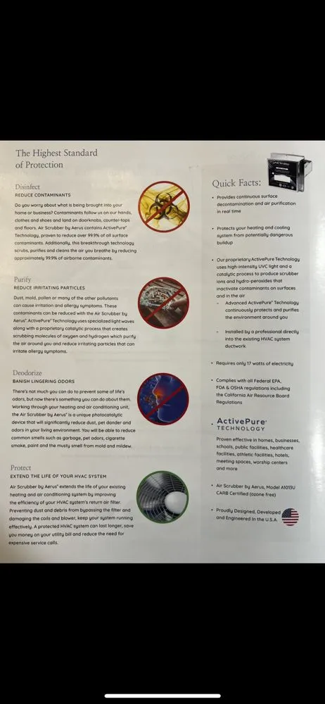 Slide of Heatbusters HVAC services