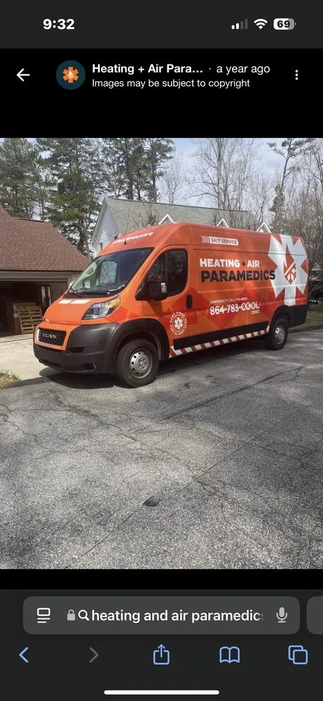 Slide of Heating + Air Paramedics