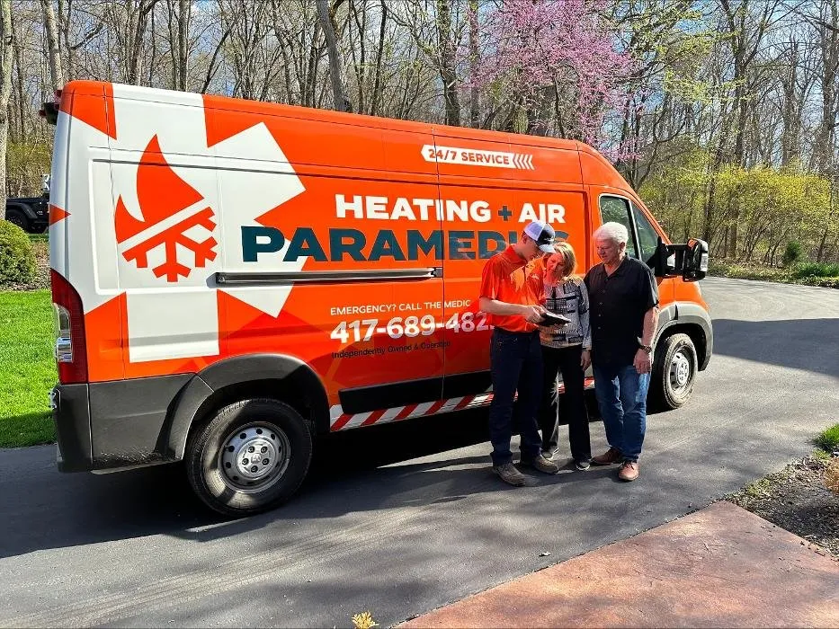 Slide of Heating + Air Paramedics