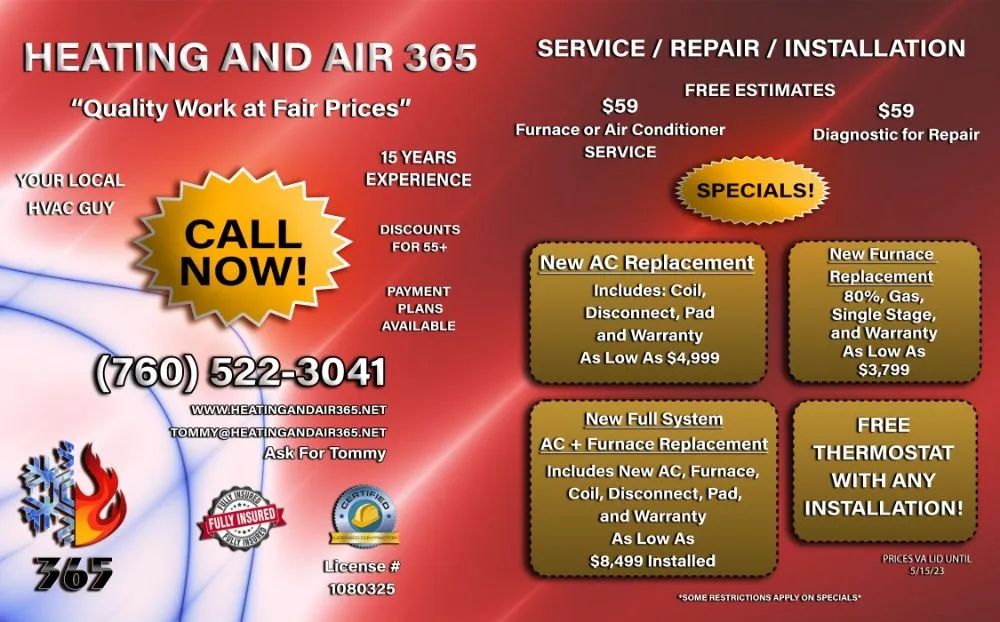 Slide of Heating and Air 365