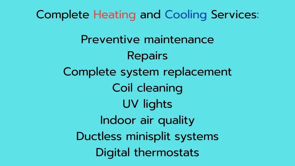 Slide of Heating And Cooling Comfort