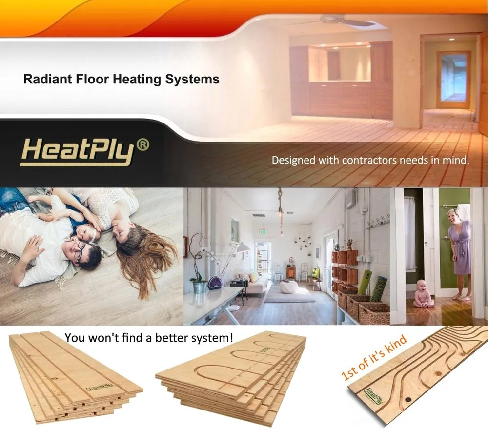 Slide of HeatPly - Radiant Heating