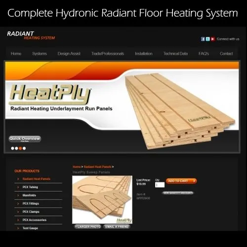 Slide of HeatPly - Radiant Heating