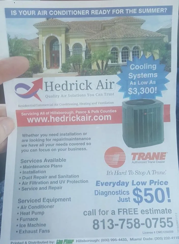 Slide of Hedrick Air