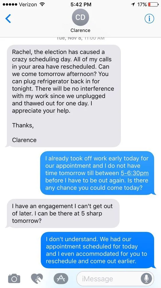 Slide of Help! Heating, Cooling & Appliance Repair