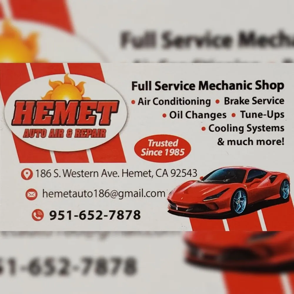 Slide of Hemet Auto Air and Repair