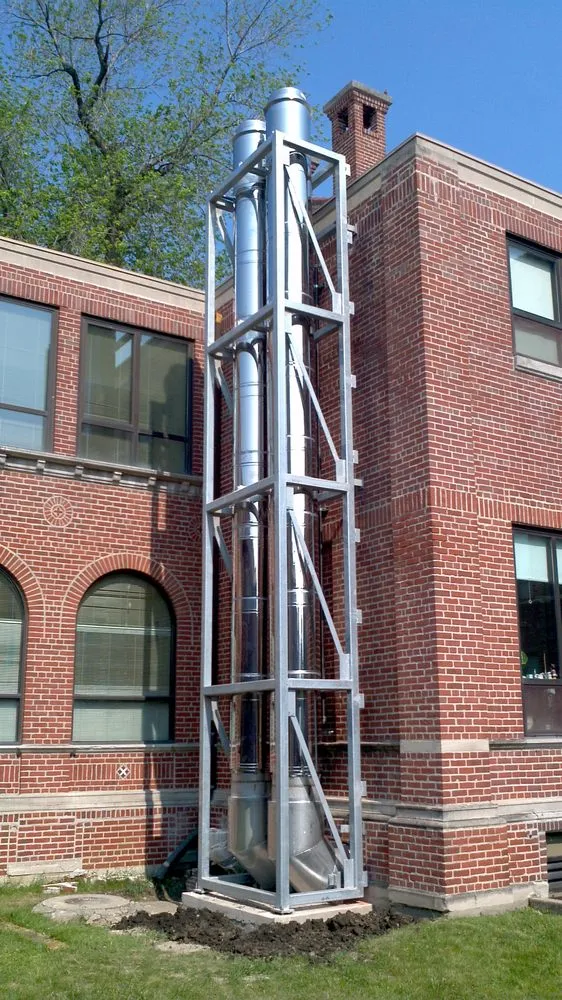 Slide of Hemingway Chimney