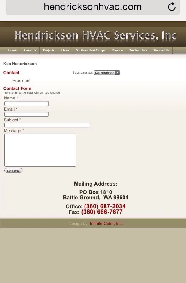 Slide of Hendrickson HVAC Services