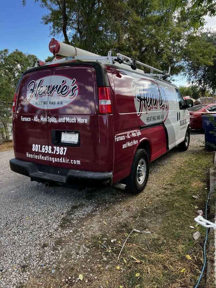 Slide of Henrie's Heating and Air