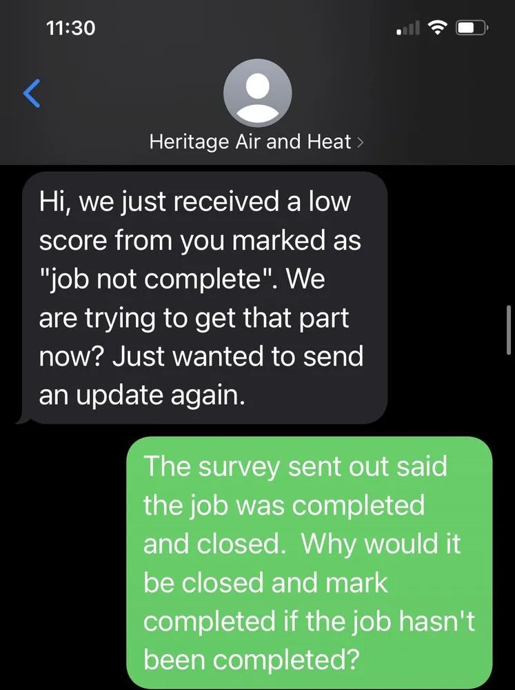Slide of Heritage Air & Heat