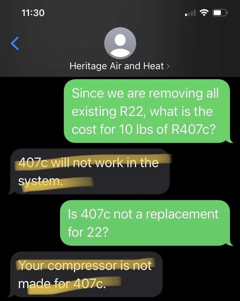 Slide of Heritage Air & Heat