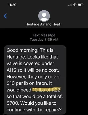 Heritage Air & Heat Logo
