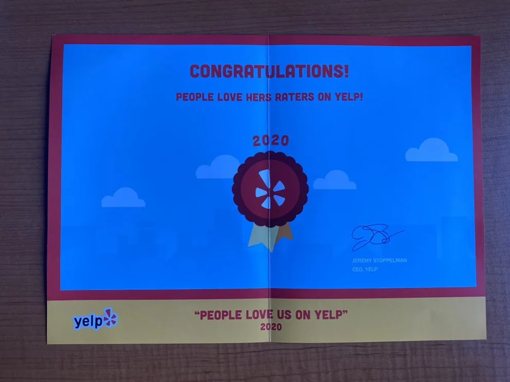 Slide of Hers Raters