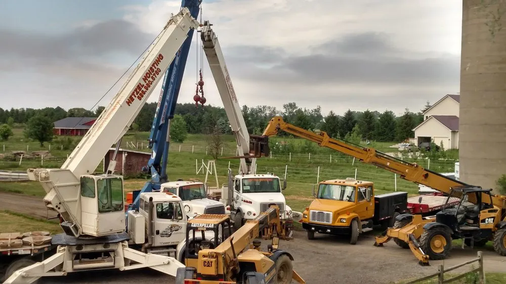 Slide of Hetzel hoisting