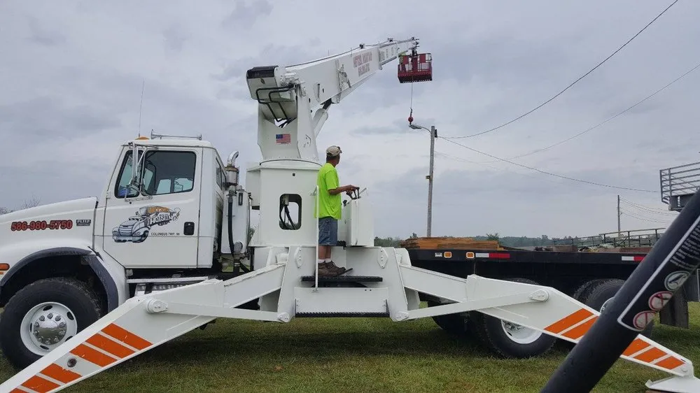 Slide of Hetzel hoisting