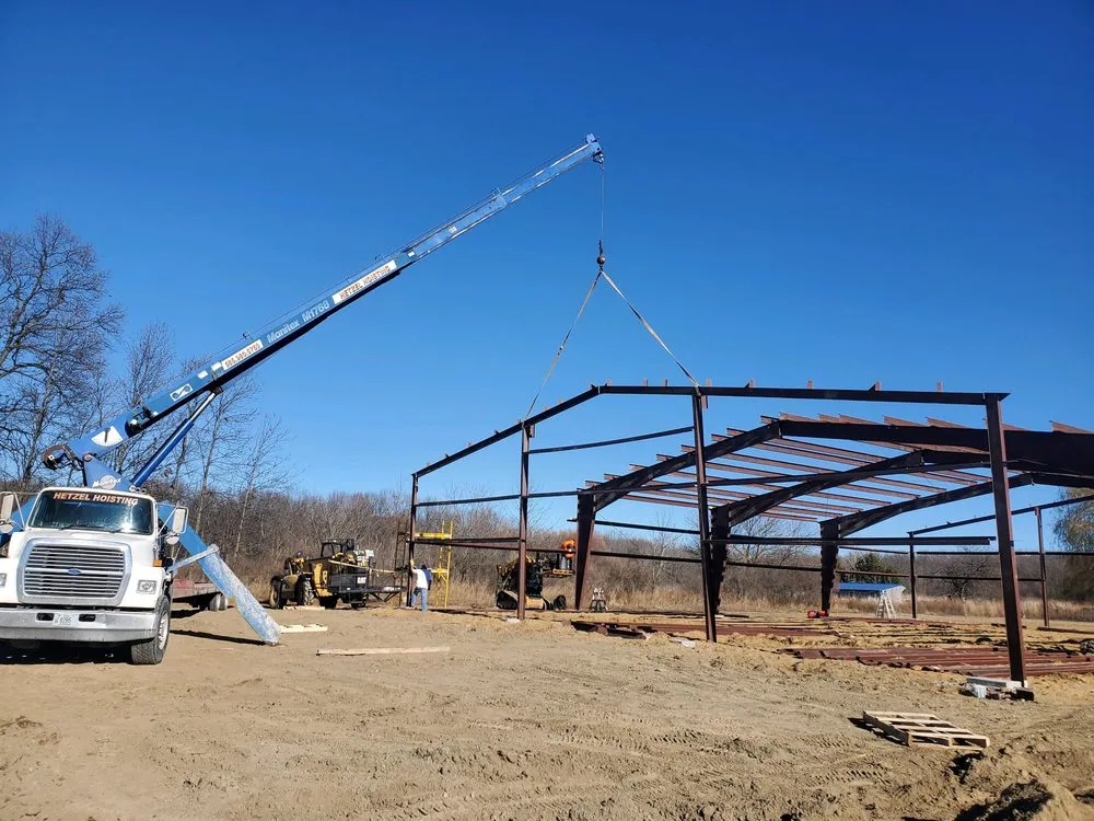 Slide of Hetzel hoisting